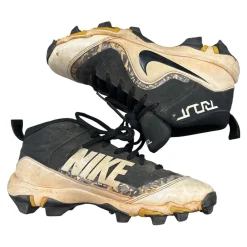 Used Nike TROUT BB/SB Cleats Black Junior 04