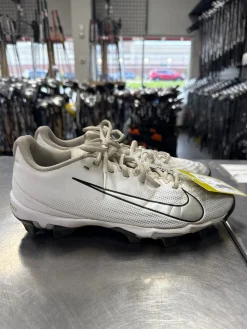 Used Nike VAPOR Adult FB Cleats White Senior 9