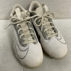 Used Nike VAPOR FASTFLEX BB/SB Cleats White Junior 04.5