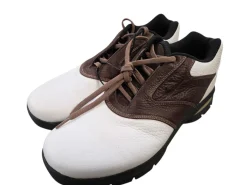 Used Nike WAVERLY Mens Golf Shoes White Senior 8.5