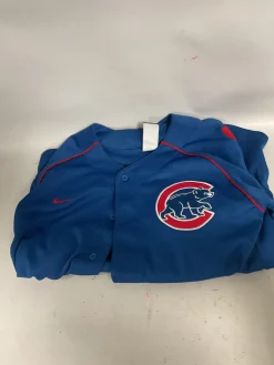 Used Nike YOUTH CUBS JERSEY BB/SB Jersey Royal Blue LG