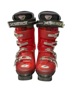 Used Nordica BEAST 10 Mens DH Ski Boot Red 280 MP - M10 - W11