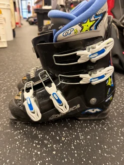 Used Nordica CP TJ Boys DH Ski Boot Black 250 MP - M07 - W08
