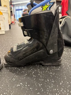 Used Nordica CP TJ Boys DH Ski Boot Black 250 MP - M07 - W08