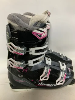 Used Nordica CRUISE 75W Womens DH Ski Boot Black 270 MP - M09 - W10