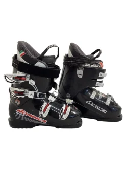 Used Nordica DOBERMANN Boys DH Ski Boot Black 235 MP - J05.5 - W06.5