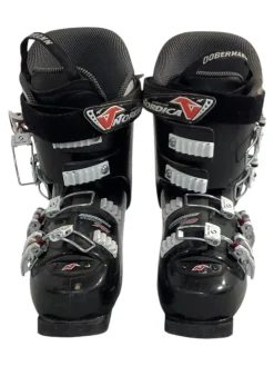 Used Nordica DOBERMANN Boys DH Ski Boot Black 235 MP - J05.5 - W06.5