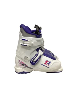 Used Nordica FIREARROW Girls DH Ski Boot Navy Blue 195 MP - Y13