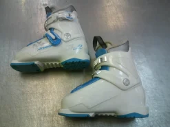 Used Nordica FIRE ARROW Girls DH Ski Boot White 180 MP - Y11