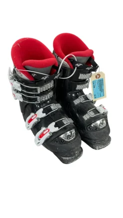 Used Nordica GP TJ Boys DH Ski Boot Black 215 MP - J03