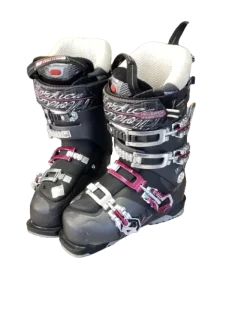 Used Nordica HELL AND BACK Girls DH Ski Boot Black 235 MP - J05.5 - W06.5