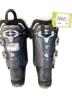 Used Nordica HELL AND BACK Girls DH Ski Boot Black 235 MP - J05.5 - W06.5