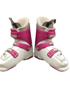 Used Nordica LITTLE BELL 3 Girls DH Ski Boot White 220 MP - J04 - W05