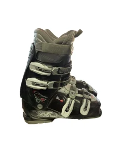 Used Nordica OLYMPIA 6 Womens DH Ski Boot Black 265 MP - M08.5 - W09.5