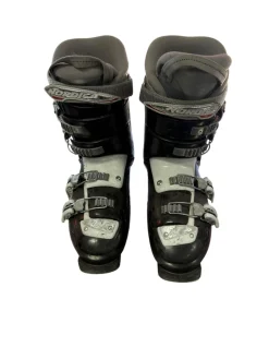 Used Nordica OLYMPIA 6 Womens DH Ski Boot Black 265 MP - M08.5 - W09.5