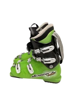 Used Nordica PATRON Mens DH Ski Boot Green 270 MP - M09 - W10