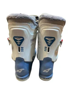 Used Nordica SPEED MACHINE 2 Girls DH Ski Boot White 265 MP - M08.5 - W09.5