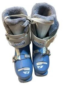 Used Nordica SPEED MACHINE 2 Girls DH Ski Boot White 265 MP - M08.5 - W09.5