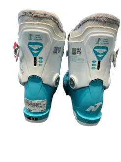 Used Nordica SPEED MACHINE 3 Girls DH Ski Boot Carolina Blue 180 MP - Y11