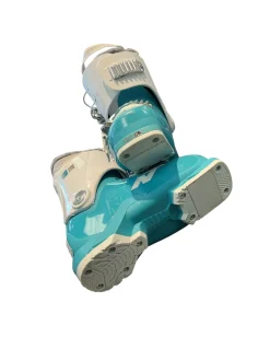 Used Nordica SPEED MACHINE 3 Girls DH Ski Boot Carolina Blue 190 MP - Y12