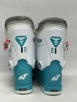 Used Nordica SPEED MACHINE 3 Girls DH Ski Boot Teal 225 MP - J04.5 - W5.5