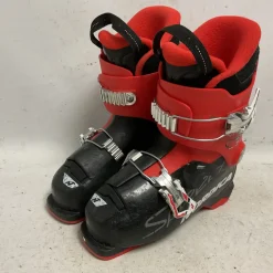 Used Nordica SPEED MACHINE J2 Boys DH Ski Boot Black And Red 215 MP - J03
