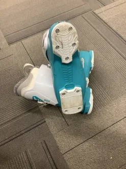 Used Nordica SPEED MACHINE J 3 Girls DH Ski Boot White 215 MP - J03