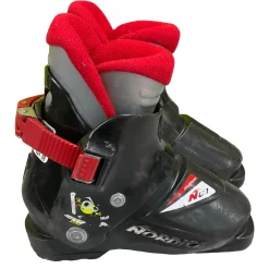 Used Nordica SUPER N.01 Boys DH Ski Boot Black 175 MP - Y11