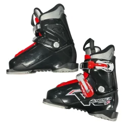 Used Nordica TEAM 2 FIREARROW Boys DH Ski Boot Black 195 MP - Y13