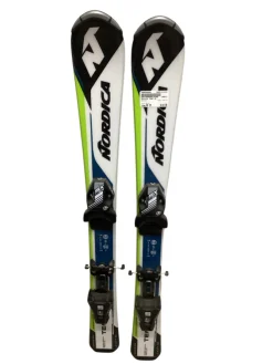 Used Nordica TEAM JR Boys DH Ski/Binding White 90 cm