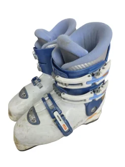 Used Nordica T3 SUPER SKI BOOTS Boys DH Ski Boot White 220 MP - J04 - W05
