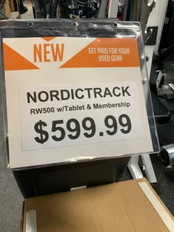 Used Nordic Track RW500 Rowing Machine