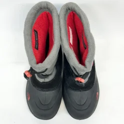 Used North Face YOUTH BOOTS Snow/Hunt/Hike Boots Y Black And Grey Junior 04