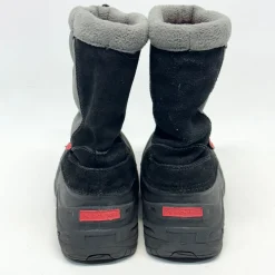 Used North Face YOUTH BOOTS Snow/Hunt/Hike Boots Y Black And Grey Junior 04