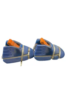 Used OBO YAHOO KICKERS MD FH Shin Guards Royal Blue 6