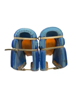 Used OBO YAHOO KICKERS MD FH Shin Guards Royal Blue 6