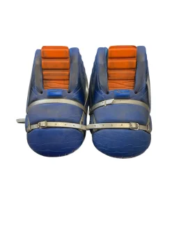 Used OBO YAHOO KICKERS MD FH Shin Guards Royal Blue 6