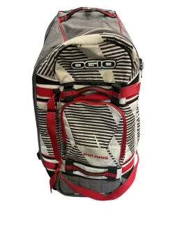 Used OGIO POLARIS WHEELED BAG Sr Hockey Wheeled White/Black/Red
