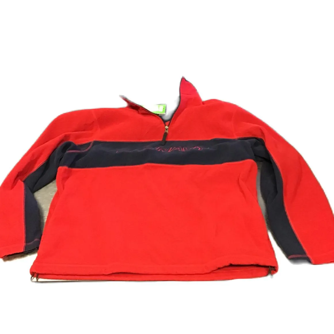Used Old Navy Men's XL 3/4 Zip Red and Blue