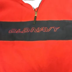 Used Old Navy Men's XL 3/4 Zip Red and Blue