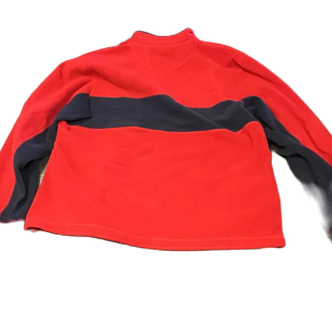 Used Old Navy Men's XL 3/4 Zip Red and Blue