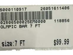 Used Olympic Bar 7Ft