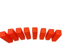Used 8 PIECE SET FB Field Marker Orange