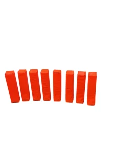Used 8 PIECE SET FB Field Marker Orange