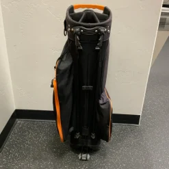 Used Pinemeadow STAND BAG Mens Stand Bag Orange