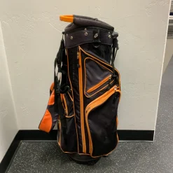 Used Pinemeadow STAND BAG Mens Stand Bag Orange