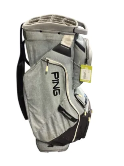 Used Ping BAG Mens Stand Bag Grey