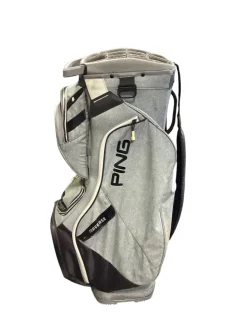 Used Ping BAG Mens Stand Bag Grey