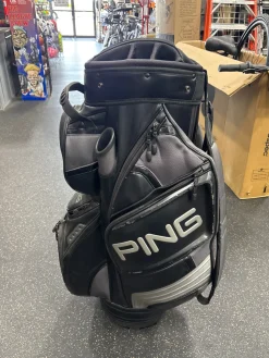 Used Ping BLACK TOUR BAG Mens Cart Bag Black