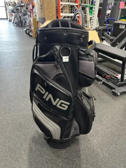 Used Ping BLACK TOUR BAG Mens Cart Bag Black